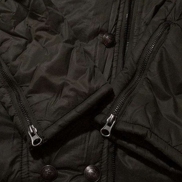 Womens Army Green Size M Lightweight Zip Jacket Medium - Picture 4 of 7